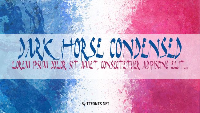 Dark Horse Condensed example